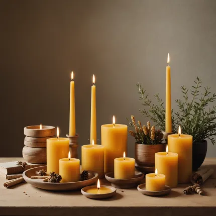 Искусство натурального декора: почему свеча из пчелиного воска — идеальный выбор для вашего дома